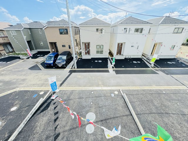 市川市下貝塚新築戸建（下貝塚第３）の展望|バルコニーより道路側眺望