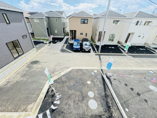 市川市下貝塚新築戸建（下貝塚第３）の展望|バルコニーより道路側眺望