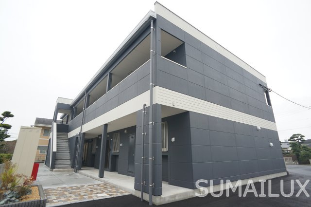 熊本市南区南高江１丁目のアパートの外観