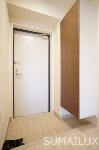 熊本市南区南高江１丁目のアパートの玄関