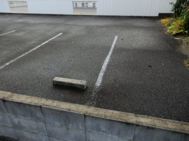 垣根マンションの駐車場