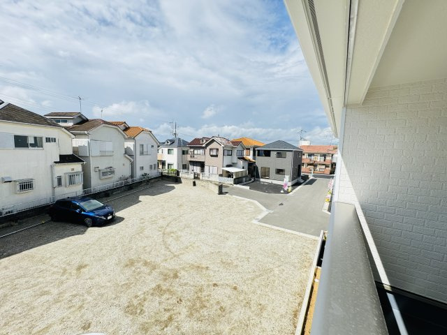 市川市下貝塚新築戸建（下貝塚第３）の展望|バルコニーより道路側眺望