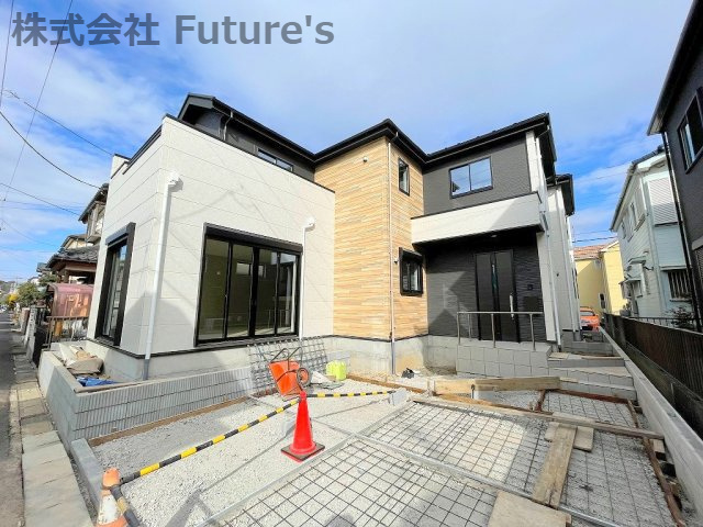 流山市鰭ヶ崎　新築戸建　全2棟　1号棟の外観|外観です