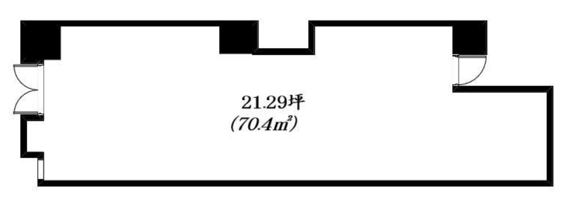 草津市野路１丁目の店舗事務所の間取り