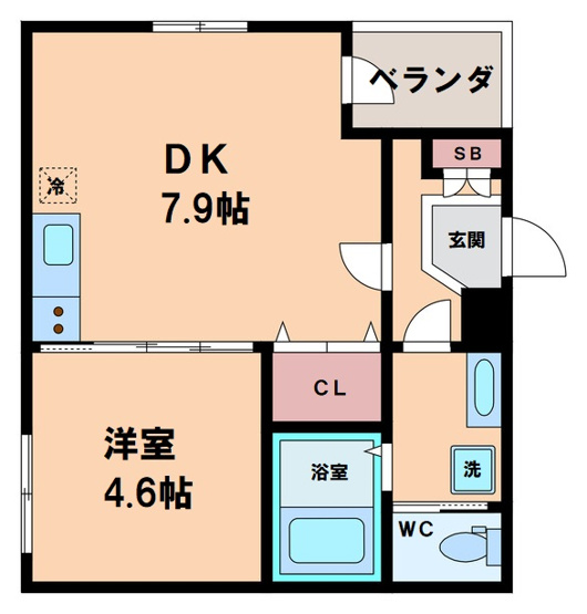 【間取り】 | エスポワール林寺