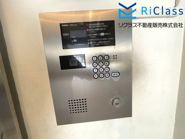 ディオフェルティ神戸壱番館のエントランス|オートロックです