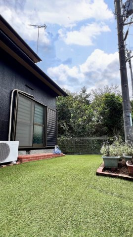 熊取町　戸建の庭