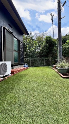 熊取町　戸建の庭