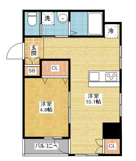 セントフィオーレ新栄|名古屋市の賃貸ならMy賃貸の間取り|セントフィオーレ新栄