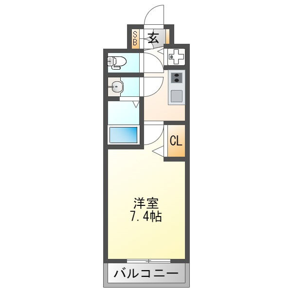 大阪ＷＥＳＴレジデンスの間取り