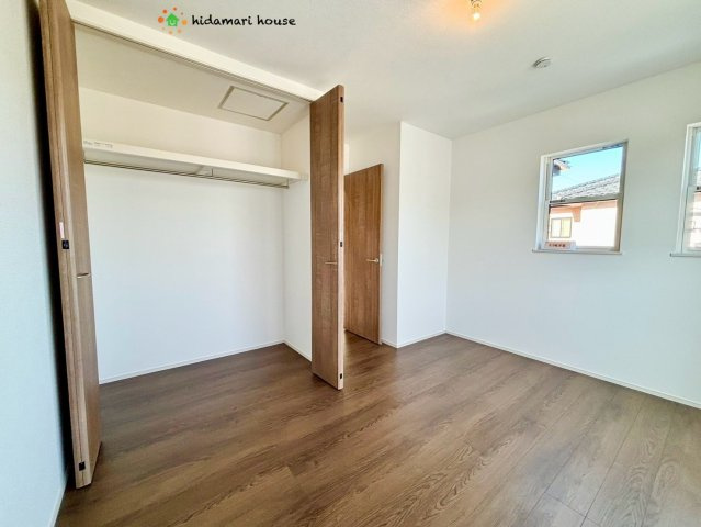 野田市第3宮崎新田　新築戸建　1号棟の収納|全室にクローゼットが付いていて、お部屋の住空間もスッキリ広々つかえそうです(^^)/