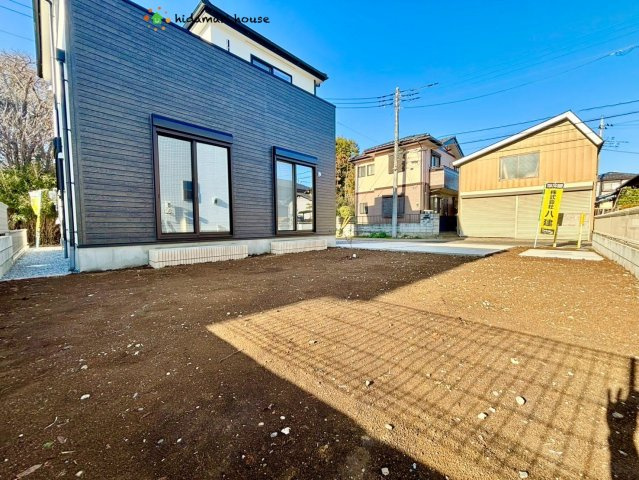 野田市第3宮崎新田　新築戸建　1号棟の庭|広いお庭では、プール遊びやバーベキューが楽しめちゃいます(*´▽｀*)