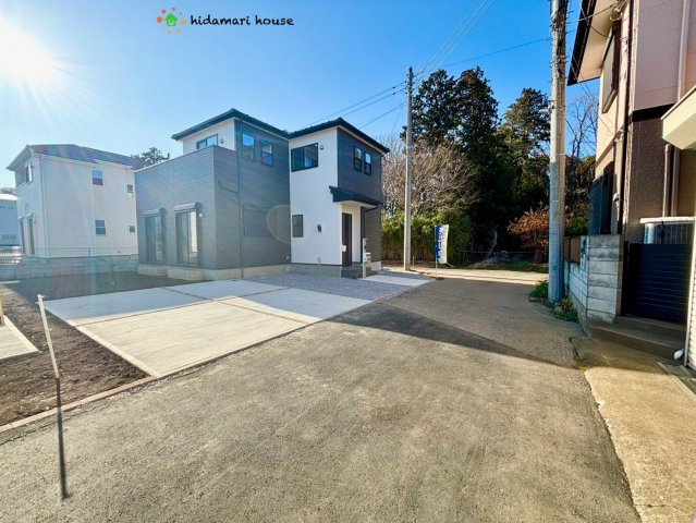 野田市第3宮崎新田　新築戸建　1号棟の駐車場|並列2台分可能です！