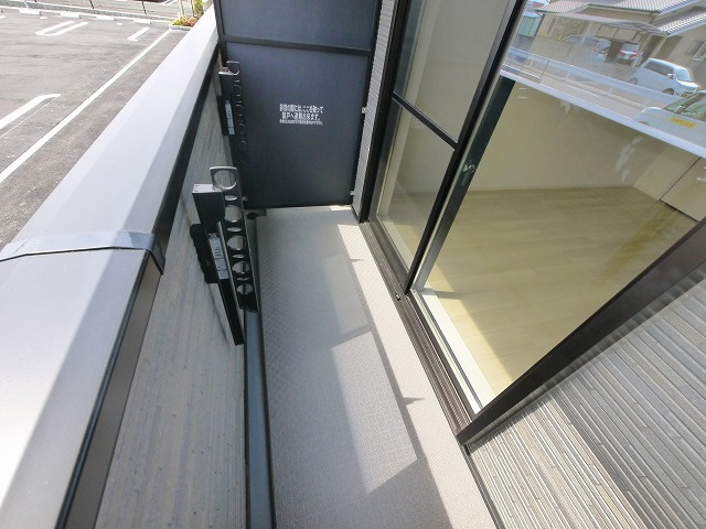 ジュピターのバルコニー|陽当たり良好なバルコニーです