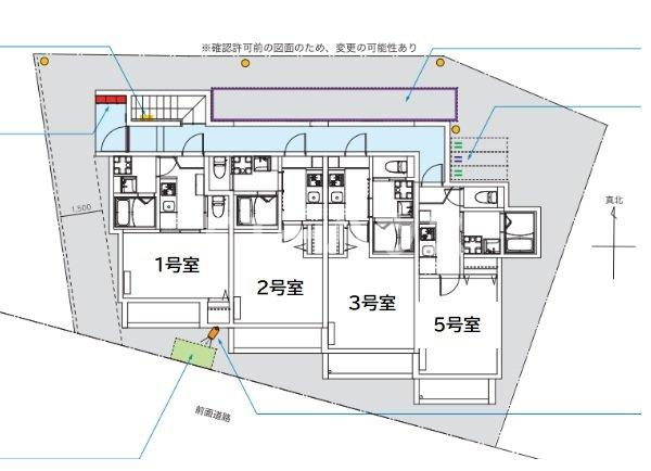 krasuco検見川(クラスコケミガワ)の区画図