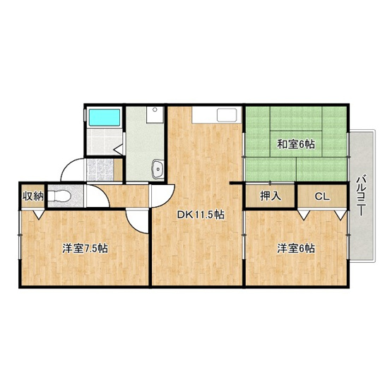 【間取り】 | シャイニーSHIBATA２
