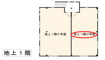 大津市仰木の里７丁目の店舗事務所の区画図
