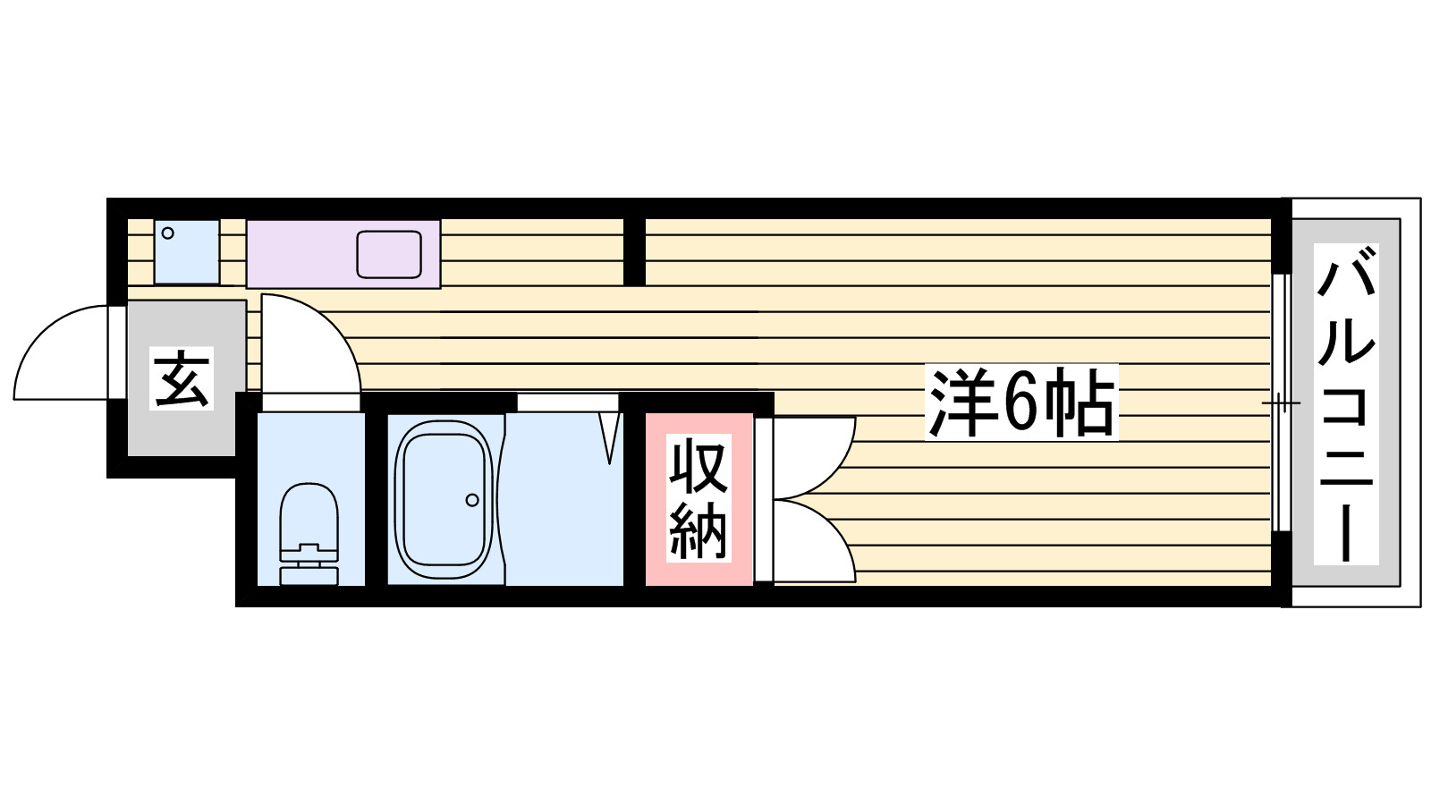 エステートピアセルベーユⅡの間取り