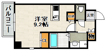 ONLYONE伊丹千僧の間取り