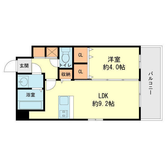 【間取り】 | 仲介手数料0円！HPに初期費用掲載「プライスホーム」で検索！オークス大橋駅前