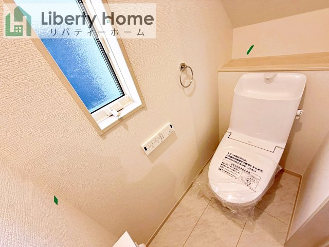 坂東市沓掛23-P1　戸建　14号棟　のトイレ