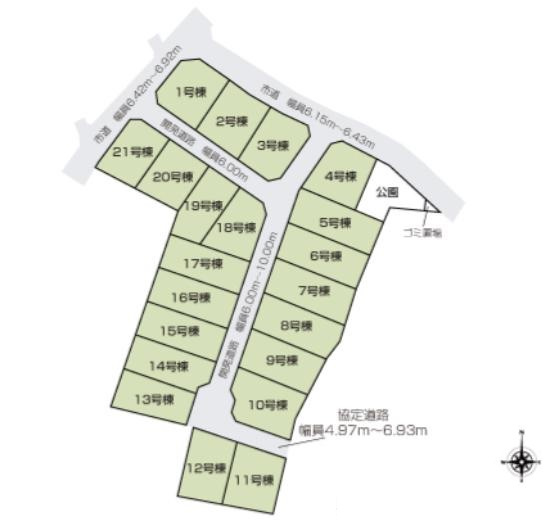 坂東市沓掛23-P1　新築戸建　15号棟　の区画図