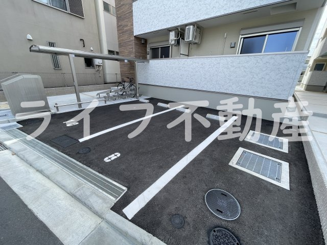 フジパレス弥刀Ⅴ番館の駐車場|駐車場です