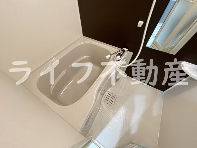 フジパレス弥刀Ⅱ番館の浴室|落ち着いた空間のお風呂です