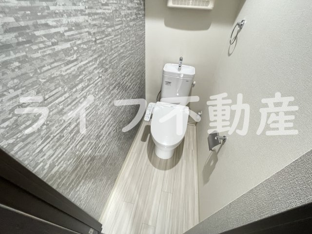 フジパレス弥刀Ⅱ番館のトイレ|落ち着いたトイレです