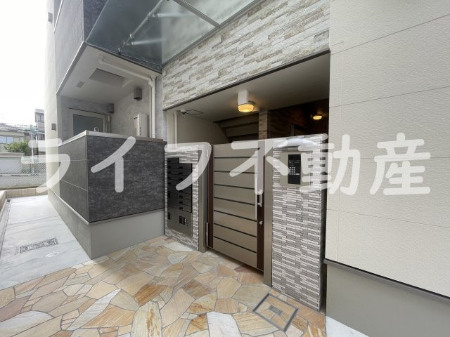 フジパレス弥刀Ⅱ番館のエントランス|毎日通るエントランスはこのようになっています