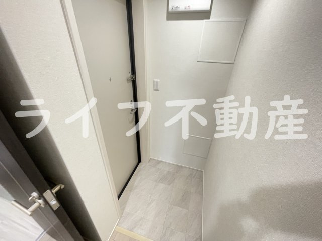 フジパレス弥刀Ⅰ番館の玄関|ゆったりとした玄関です