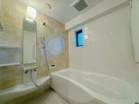 【浴室】 | ユーハイム春日レイクサイド | 高級感あふれる新品交換済みのバスルーム。ゆったりくつろいで、一日の疲れをいやしてください♪