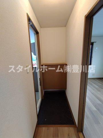 セジュール西浦Bの玄関