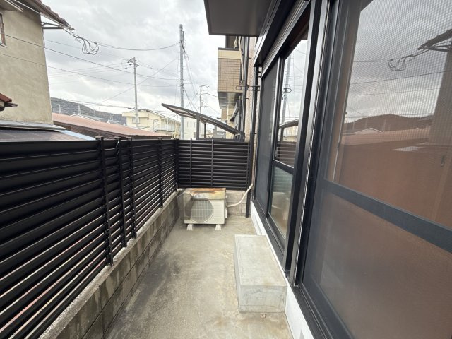 コンフォーレ今宿のバルコニー