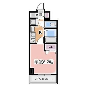 プレミアムコート名古屋金山インテルノの間取り