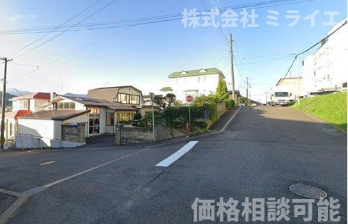 【土地】室蘭市高砂町2丁目の前面道路含む現地写真