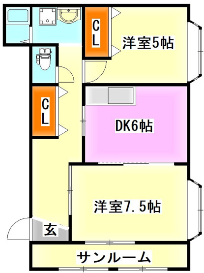 【間取り】 | ひこさんビル | ※号室によって異なる場合があります。その際は現況を優先します。