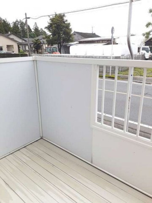 【バルコニー】 | パールヴィレッジＲＥ　Ａ | 落ち着いた時間を過ごせるバルコニーです