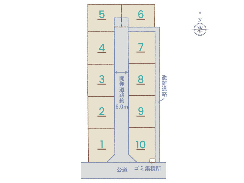【区画図】