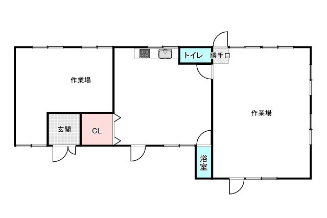事務所・作業場　上尻毛日吉の間取り