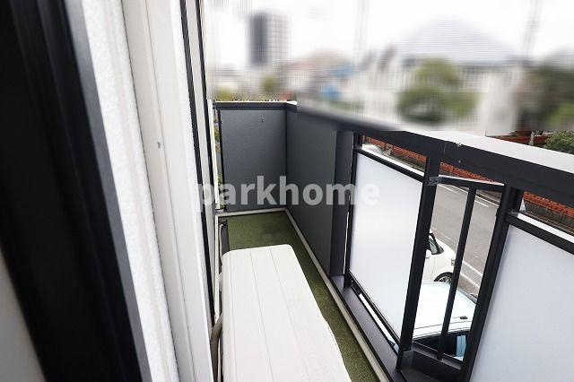 サンビレッジ一ツ橋 A棟のバルコニー|バルコニー付きです