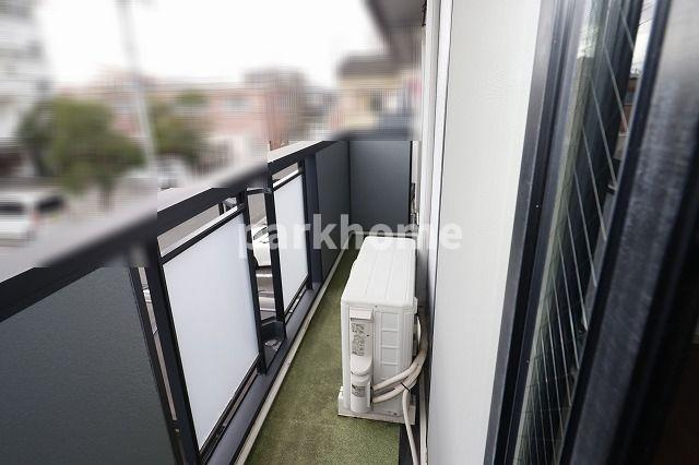 サンビレッジ一ツ橋 A棟のバルコニー|広々としたバルコニーです