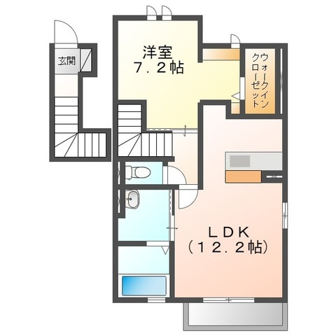 オリーブの間取り