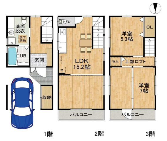 鶴見区鶴見１丁目　中古戸建①の画像