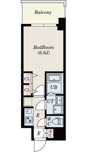 S-RESIDENCE東三国amanteの間取り