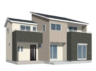 【外観パース】 | 　TVモニター付きドアホンでセキュリティも安心です！											
