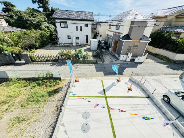 松戸市高塚新田新築戸建（高塚新田Ⅶ）の展望|バルコニーより道路側眺望