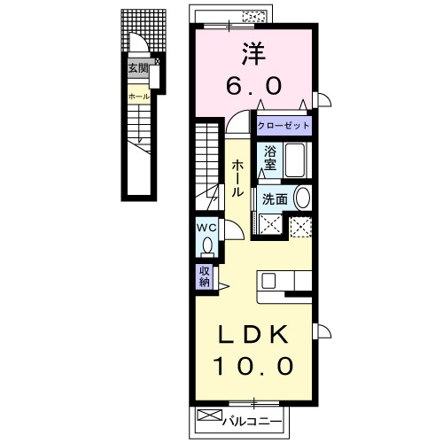 デイジーヒルズⅡの間取り|間取図