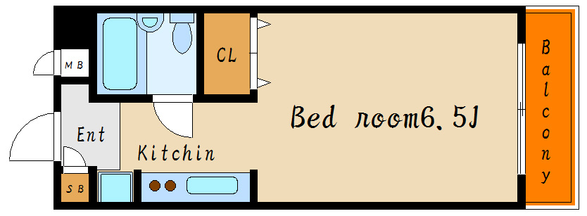 ジュネス北在家の間取り
