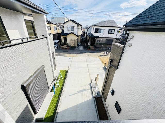 松戸市栄町６丁目新築戸建（栄町23期）の展望|バルコニーより道路側眺望